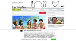 Desktop Screenshot of kiprecepten.nl